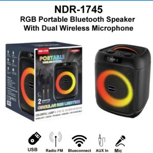 NDR-1745 RGB Portable Bluetooth Speaker